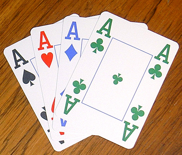 Four color UNO style cards